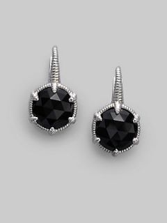 Judith Ripka Black Onyx & Sterling Silver Earrings   No Color