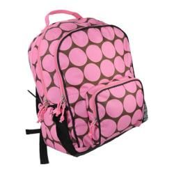 Womens Wildkin Macropak Backpack Big Dots Pink