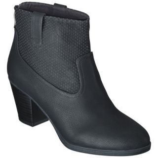 Womens Sam & Libby Jessa Perforated Ankle Boots   Black 7
