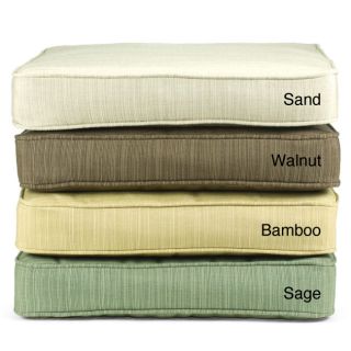 Outdoor 60 Bench Cushion With Sunbrella Fabric   Textured Neutral