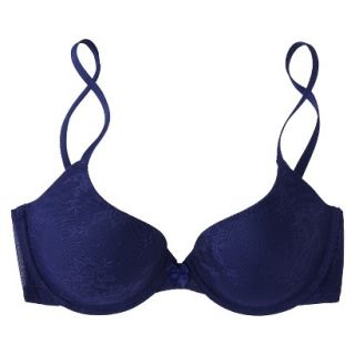 Gilligan & OMalley Womens Favorite Lace Lightly Lined Bra   Oxygen Blue 40C