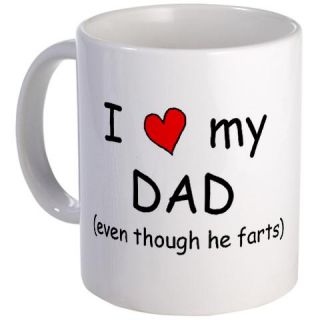  I love dad (fart humor) Mug