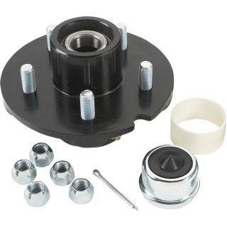 Ultra Tow Ultra Pack Trailer Hub   5 on 4 1/2 Inch 1750 lb. Capacity
