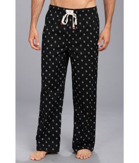 Original Penguin Woven Lounge Pant With All Over Penguins Mens Pajama (Black)