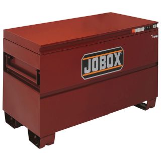 Jobox 48 Inch Heavy Duty Steel Chest   Site Vault Security System, 24.3 Cu. Ft.,