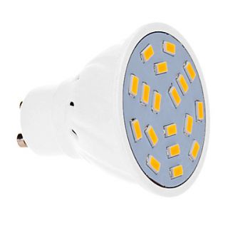 GU10 7W 18x5630SMD 570LM 2500 3500K Warm White Light LED Spot Bulb (220 240V)