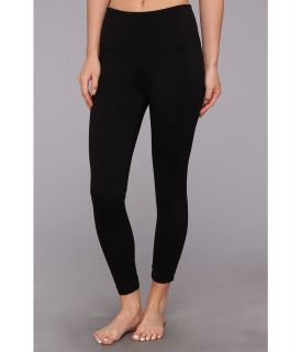 Lysse Ponte Back Zip Crop Leggings 5118C Womens Casual Pants (Black)