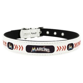 Miami Marlins Classic Leather Small Baseball Collar