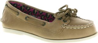 Infant/Toddler Girls Sperry Top Sider Audrey   Brown Leather Slip on Shoes