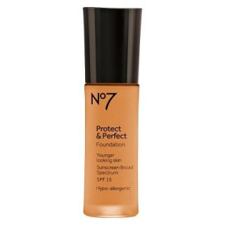 No7 Protect & Perfect Foundation SPF 15   Deeply Honey (1.01 oz)