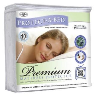 Protect A Bed Premium Fitted Sheet Style Mattress Protector   Full