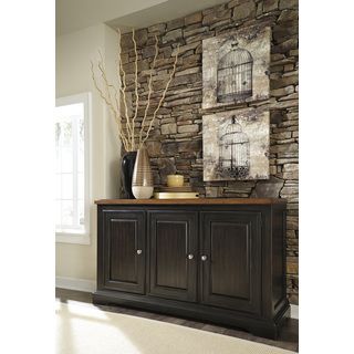 Shardinelle Two tone Brown Dining Room Server