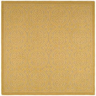 Safavieh Handmade Moroccan Cambridge Gold Wool Rug (6 X 6)