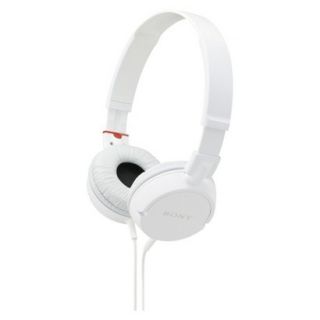 Sony Studio Series Headphones   White (MDRZX100/WHI)