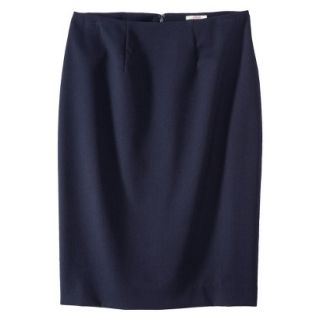 Merona Womens Twill Pencil Skirt   Federal Blue   14