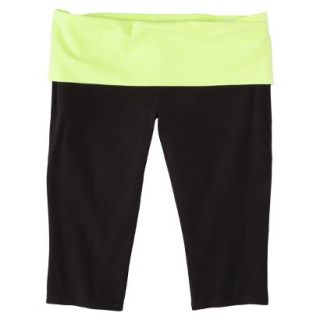 Mossimo Supply Co. Juniors Plus Size Capri Pants   Black/Yellow 2