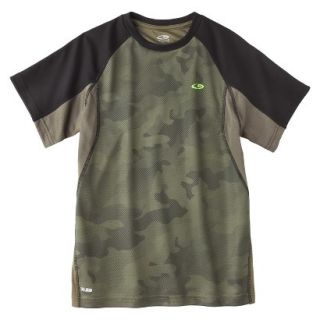 C9 by Champion Boys Pieced Short Sleeve Tech Tee   Olive M