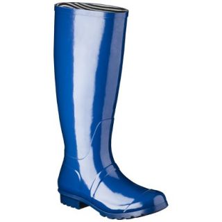 Womens Classic Knee High Rain Boot   Marine Blue 8