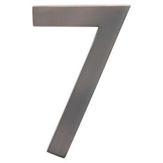 Architectural Mailboxes 5 House Number 7   Dark Aged Copper