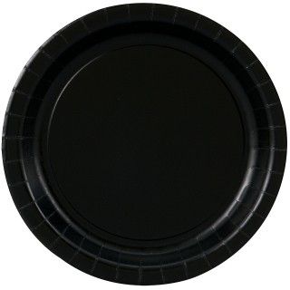 Black Velvet (Black) Dessert Plates