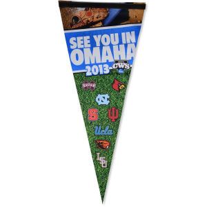 Wincraft 2013 College World Series 8 TEAM 17X40 PENNANT