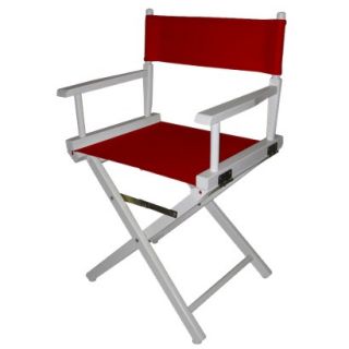 Directors Chair Red White Frame Directors Chair