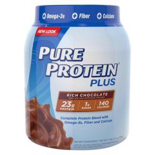 Pure Protein Plus Rich Chocolate Dietary Supplement Powder   27 oz