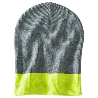 Mossimo Supply Co. Jersey Knit Beanie Hat   Gray/Yellow