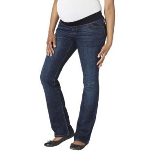 Liz Lange for Target Maternity Under the Belly Bootcut Denim Jeans   Blue Wash 6