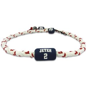 New York Yankees Derek Jeter Game Wear Frozen Rope Necklace