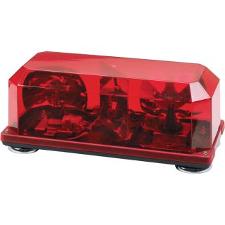 Wolo Priority 1 Halogen Mini Bar Light   Red, Model 3510M R