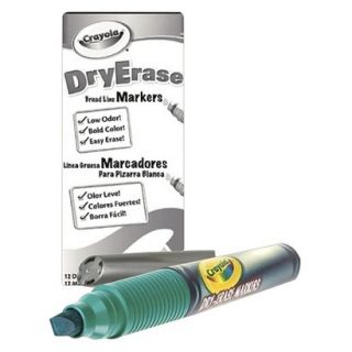 Crayola Dry Erase Green Marker Pack   12 Count