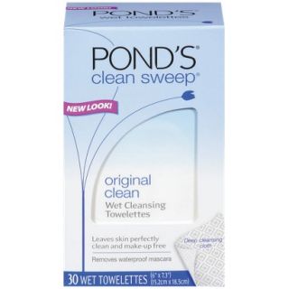 Ponds Clean Sweep Cleansing & Make Up Removing Towelettes   30 CT
