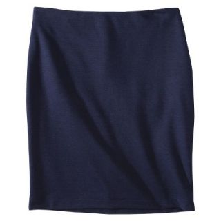 Merona Petites Ponte Pencil Skirt   Navy Blue 14P