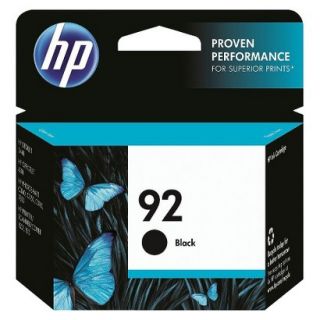 HP 92 Printer Ink Cartridge   Black (C9362WN#140)