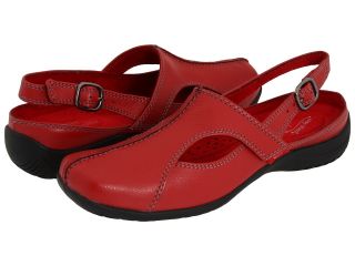 Easy Street Sportster Womens Clog/Mule Shoes (Red)