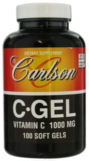 Carlson Labs   C Gel Vitamin C 1000 mg.   100 Softgels