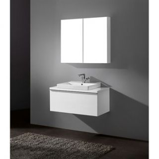 Madeli Venasca 36 Bathroom Vanity   Glossy White