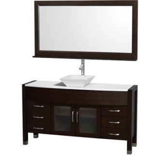 Daytona 60 Bathroom Vanity with Vessel Sink and Mirror by Wyndham Collection  