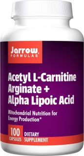 Jarrow Formulas   Acetyl L Carnitine Arginate + Alpha Lipoic Acid   100 Capsules