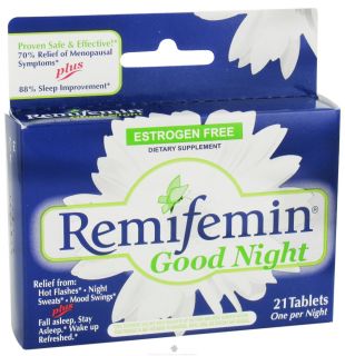 Enzymatic Therapy   Remifemin Good Night   21 Tablets