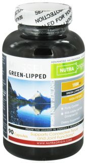 Nutra Origin   Green Lipped Mussel High Potency 1500 mg.   90 Capsules