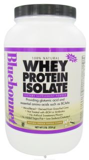 Bluebonnet Nutrition   100% Natural Whey Protein Isolate Powder Natural French Vanilla Flavor   2 lbs.
