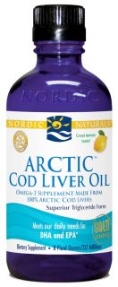 Nordic Naturals   Arctic Cod Liver Oil Lemon   8 oz.