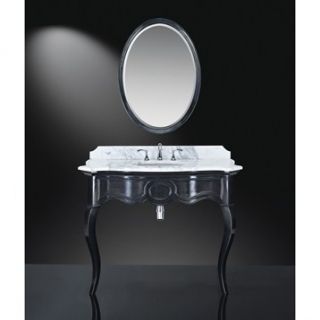 Luxe Sonnet 45 Single Bathroom Vanity   High Gloss Black