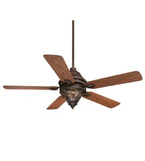 Monticello 3 Light Outdoor Fans in Walnut Patina 52 525 5O 40