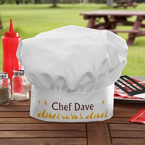 Personalized BBQ Grill Chef Hat   Still Cooking