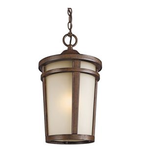 Atwood 1 Light Outdoor Ceiling Lights in Brown Stone 49075BSTFL