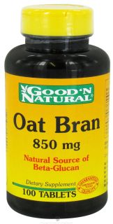 Good N Natural   Oat Bran 850 mg.   100 Tablets