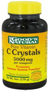 Good N Natural   Pure Vitamin C Crystals 5000 mg.   6 oz.